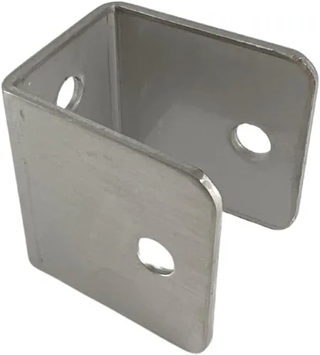 Vista 5 de Harris Hardware TP15059 Paquete de paneles de acero estampado para paneles de 1 pulgada, 2 soportes de una oreja, soportes en U de 2 pulgadas