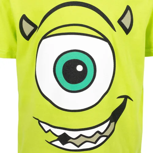 Vista 6 de Disney Winnie the Pooh Lion King Pixar Monsters Inc. Toddler Boys T-Shirt and Mesh Shorts Outfit Set Toddler to Big Kid