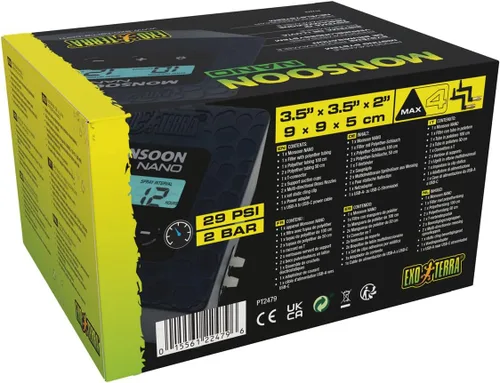 Vista 3 de Exo Terra Sistema de nebulización nano Monsoon