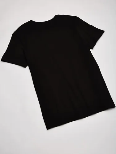 Vista 4 de Lacoste Essentials - Paquete de 3 camisetas 100% algodón con cuello redondo y ajuste regular para hombre, Negro