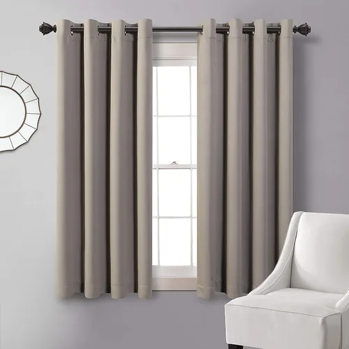 Vista 134 de MYSKY HOME Cortinas Aqua para Armario para Entrada Cortina Opaca para Puerta para Sala de Estar Cortina Oscurecedora de Habitación con Ojales