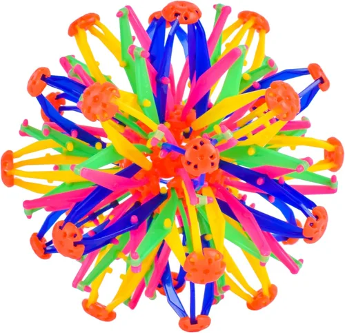 Vista 2 de Sunny Days Entertainment Nucleus - Bola expandible – Esfera de juguete de respiración para niños y adultos – Se expande de 5.5 a 10 pulgadas