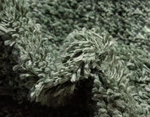Vista 272 de Unique Loom Colección Davos Shag - Alfombra Lino