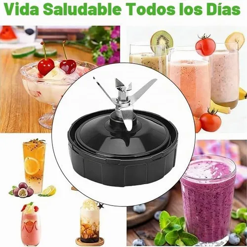 Vista 6 de Piezas de repuesto para licuadora Ninja, conjunto de cuchilla extractora de 7 aletas, compatible con Ninja Blenders Auto iQ BL480 BL482 BL642 BL682
