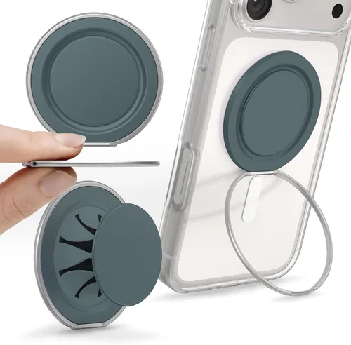 Vista 19 de PopSockets Agarre Low-Pro para MagSafe, perfil delgado, color negro