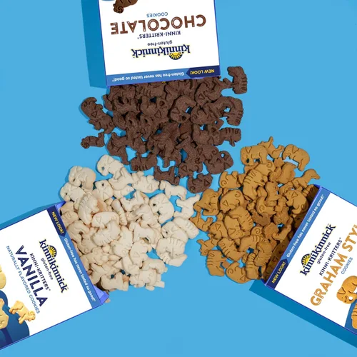 Vista 4 de Kinnikinnick Galletas de animales sin gluten, 8 onzas (paquete de 6)