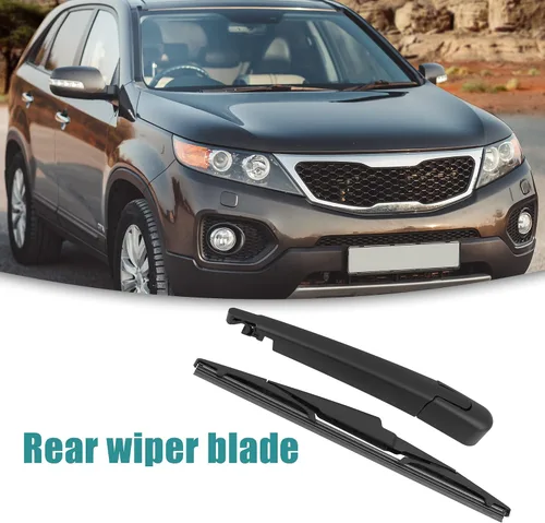 Vista 2 de ACROPIX Juego de brazos de limpiaparabrisas trasero para Kia Sorento Negro