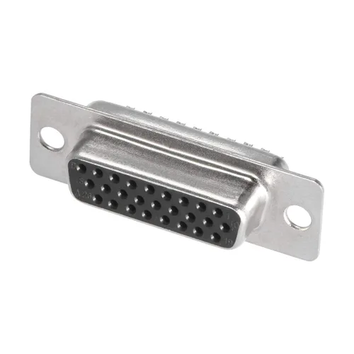 Vista 5 de uxcell Conector D-sub DB26 hembra de 26 pines 3 filas terminal de puerto para equipos mecánicos computadoras CNC paquete de 8