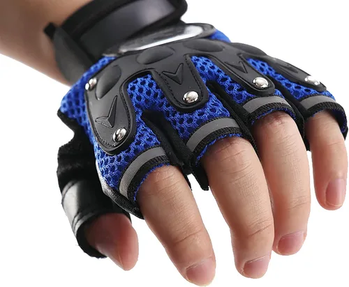 Vista 18 de IPENNY Guantes de entrenamiento unisex para hombre y mujer, guantes de ciclismo de medio dedo, transpirables, elásticos, guantes de ciclismo