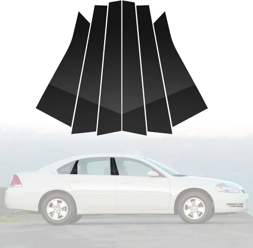 Vista 16 de BASIKER Compatible con Ford Explorer 2002 a 2010 Kit de moldura de poste de pilar con teclado/sin teclado, cubierta de pilar B de ventana de puerta