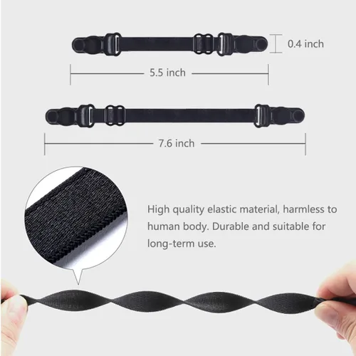 Vista 5 de Correa extensora de máscara, 10 piezas de tela elástica, clip protector de orejas con correa ajustable para la parte posterior de la cabeza
