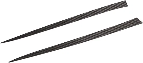 Vista 2 de Adhesivo de fibra de carbono seco para la parte delantera del automóvil, ambos lados, compatible con Toyota Supra GR A90 A91 MK5 2019 2020 2021 2022