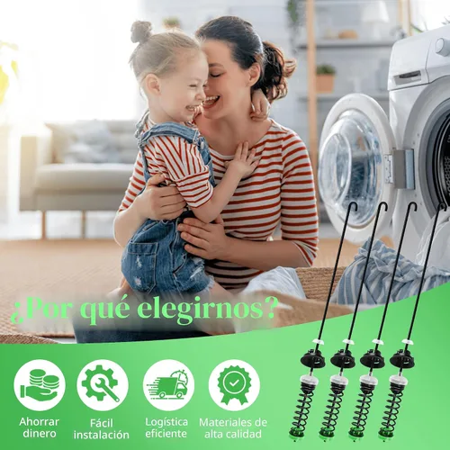 Vista 6 de Kit de barra de suspensión para lavadora Whirlpool Maytag Kenmore W11130362 WTW5000DW2 WTW5000DW3 WTW5000DW1 MVWX655DW1 MVWC565FW2 MVWC565FW1 05940