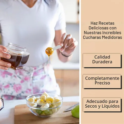 Vista 5 de 1 cucharada (3 cucharaditas, 0.5 onzas líquidas), cuchara medidora