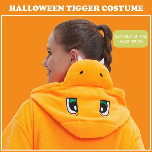 Vista 3 de VEULENT Adult Onesie Pajamas Unisex Animal One-Piece Cartoon Costume Cosplay Homewear Sleepwear Partywear For Men Women