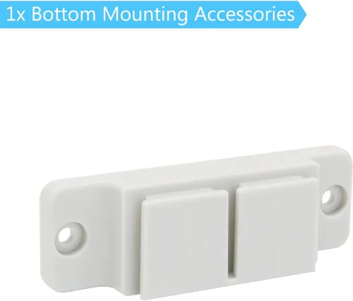 Vista 4 de KISKIZ Kit de piezas de repuesto extra largas para puerta de bebé, puertas retráctiles, puerta extra ancha para perro, juego completo de accesorios