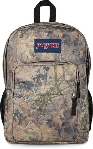 Vista 22 de JanSport Mochila Big Plans, Afflicted Black/Charcoal/Dk Grey, Grandes Planes