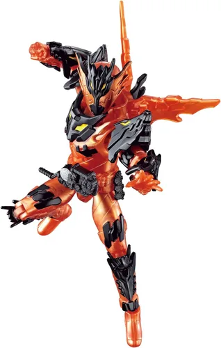 Vista 2 de Bandai Kamen Rider Build RKF Legend Rider Series Kamen Rider Cross-Z Magma Figura de acción