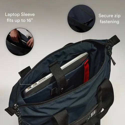 Vista 3 de ANTLER Mochila Tote, Azul marino, Mochila Tote Azul Marino