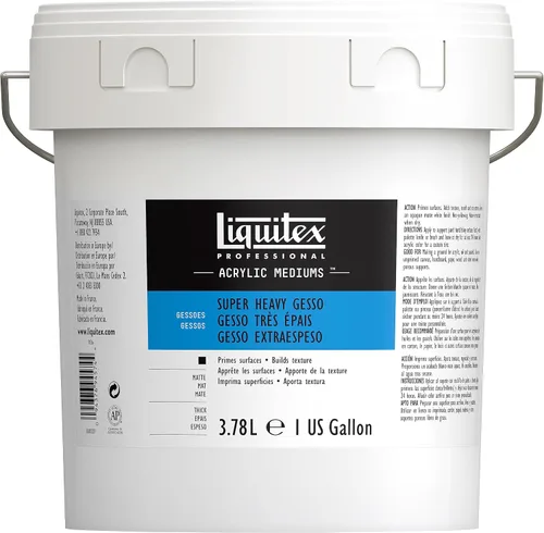 Vista 15 de Liquitex Basics Tubo mediano de Gesso para aplicación en superficies, 8.5 onzas Negro