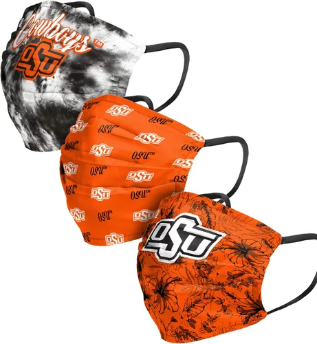 Vista 31 de FOCO - Cubrebocas reutilizable y lavable con logo del equipo NCAA para el partido