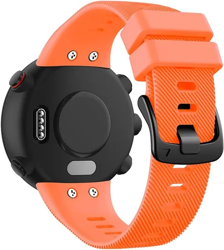 Vista 9 de REYDA Correa de silicona compatible con Garmin Swim 2/Forerunner 45, suave, flexible, transpirable, correa de reloj de silicona deportiva