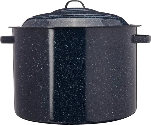 Vista 2 de Ball Enlatador de baño de agua esmaltado, incluye estante cromado y juego de utensilios de 4 piezas