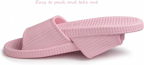 Vista 5 de Happy Lily Shower Shoes, Women & Mens Shower Slippers, Slides Sandals Pool Slides House Slippers Non-Slip Indoor Bathroom Shoes Beach Sandals