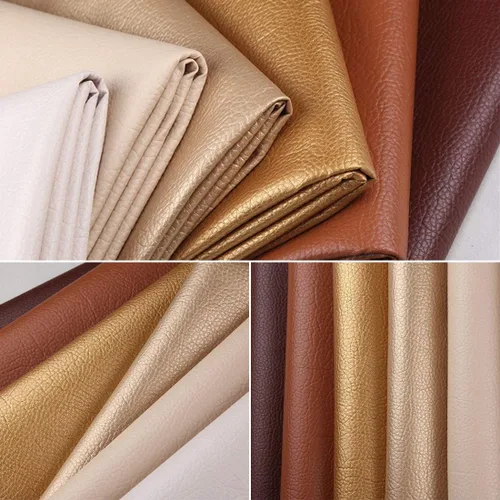 Vista 4 de ZIIYAN 24 piezas de 8 x 13.4 pulgadas (7.9 x 13.4 in) hojas de piel sintética de colores para tapicería y manualidades para hacer bolsas, sombreros