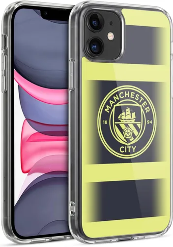Vista 47 de Head Case Designs Funda de gel con licencia oficial del Manchester City Man City FC Away 2022/23 [protección de grado militar] compatible con Apple
