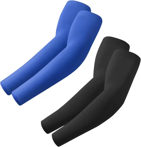 Vista 14 de ROXUN Mangas de brazo, compresión deportiva de protección solar UV refrescante para hombres/mujeres