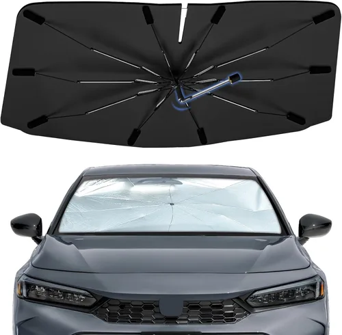 Vista 106 de Sombrilla Parasol para Parabrisas para Mazda 3 2014-2026, Parasol Plegable para Coche para Ventana Delantera, Visera Protectora Solar Altamente