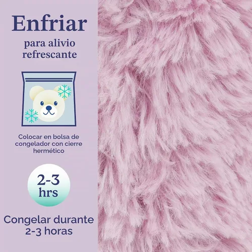 Vista 5 de warmies Animales de Peluche Junior para Microondas y con Peso, Hipopótamo - Animal de Peluche Calentable para Calidez y Comodidad - Lindos Juguetes
