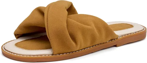 Vista 30 de THEE BRON Lindas pantuflas para niñas, sandalias elegantes para niños pequeños y niños