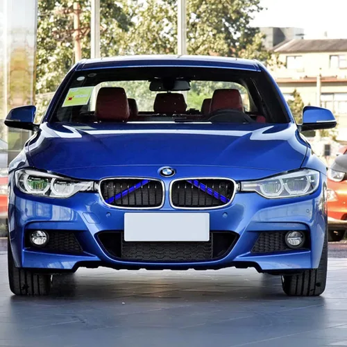 Vista 2 de Jaronx Compatible con insertos de parrilla BMW para series 2 5 6 7 X1 X2, F10 F11 F45 F12 F13 F01 F02 F48, Compatible con cubiertas envolventes