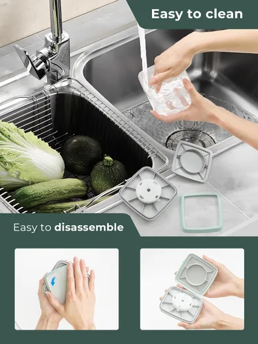 Vista 6 de Mini Envase de Snacks - 0.3 Qt Contenedores de Almacenamiento de Alimentos Pop, Contenedores de Alimentos Pequeños Libres de BPA con Tapas, Envases