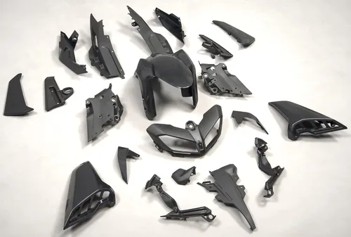 Vista 7 de XKH - Kit de carenado de plástico de inyección de ABS sin pintar para motocicleta compatible con MT09 2017 2018 2019 19 piezas/kit completo