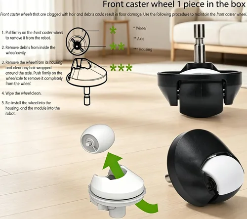 Vista 6 de Piezas y Accesorios para iRobot Roomba evo i1 i2/+i3 i3+ i4 i5 i6 i6+ i7 i7+ i8 i8+/Plus E5 E6 E7 J5 J6 J7 Series I, E y J: Cepillo de Rodillo, Kit