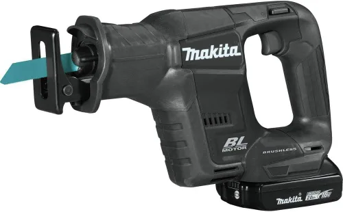 Vista 3 de Makita XRJ07R1B 18V LXT Kit de sierra recíproca inalámbrica sin escobillas de iones de litio subcompacto (2.0Ah)