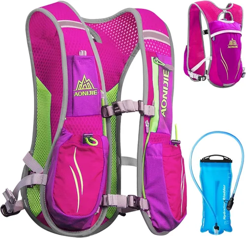 Vista 16 de TRIWONDER Running Vest Hydration Pack Backpack for Men & Women, Lightweight Trail Marathon Run Race Vest for Cycling Jogging