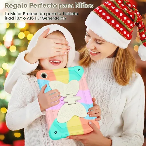 Vista 7 de HOGENL Funda para Samsung Galaxy Tab A9+/A9 Plus de 11 pulgadas 2023, funda protectora para tableta Galaxy Tab A9+ para niños y niñas con correa