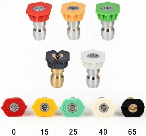 Vista 7 de Cañón de espuma con conector rápido de 1/4 de pulgada, 1 litro, 5 puntas de boquilla para lavadora a presión