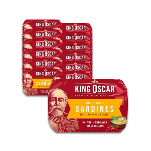 Vista 13 de King Oscar Sardinas en agua, latas de 3.75 onzas (paquete de 12)