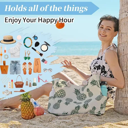 Vista 8 de Straw Beach Bags for Women, Tote Handbag Shoulder Bag for Women, Beach Straw Purse Buckets Summer Fashion Hobo Bags