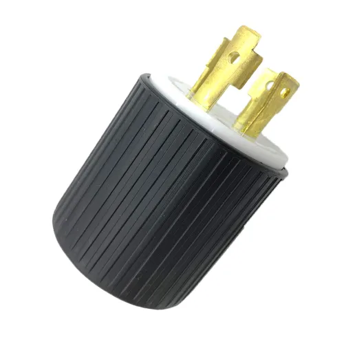 Vista 5 de NEMA L14-30P 30 Amp 125/250V 4 clavijas de grado industrial de bloqueo conector receptáculo
