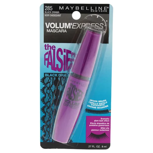 Vista 13 de Maybelline Volum' Express Falsies - Máscara de pestañas voluminizadora, lavable, color negro más negro, 1 unidad