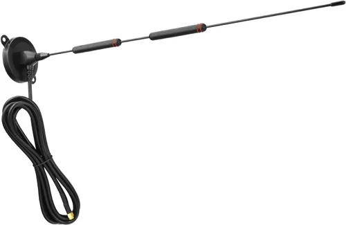 Vista 8 de Bingfu Alta ganancia 10dBi 0.14 oz LTE Base magnética celular MIMO SMA antena macho con cable RG58 compatible con 4G LTE Router CPE inalámbrico