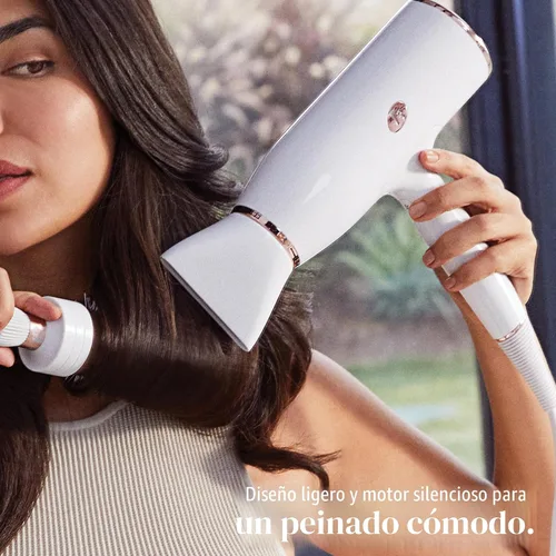 Vista 9 de T3 AireLuxe Set profesional de secador de pelo iónico y cepillo, con 5 ajustes de calor y 3 velocidades, generador de iones, disparo frío, incluye