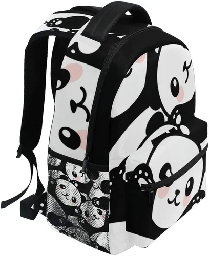 Vista 57 de ATTX Linda mochila con diseño de panda para niños y niñas, Panda-h, Ciclismo