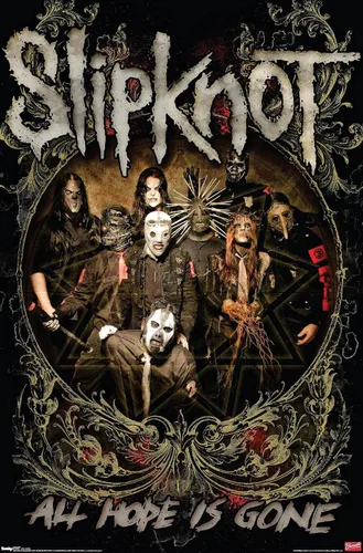 Vista 11 de Trends International Slipknot - Póster de pared de Hope Is Gone, 14.725 x 22.375 pulgadas, versión enmarcada de madera de granero